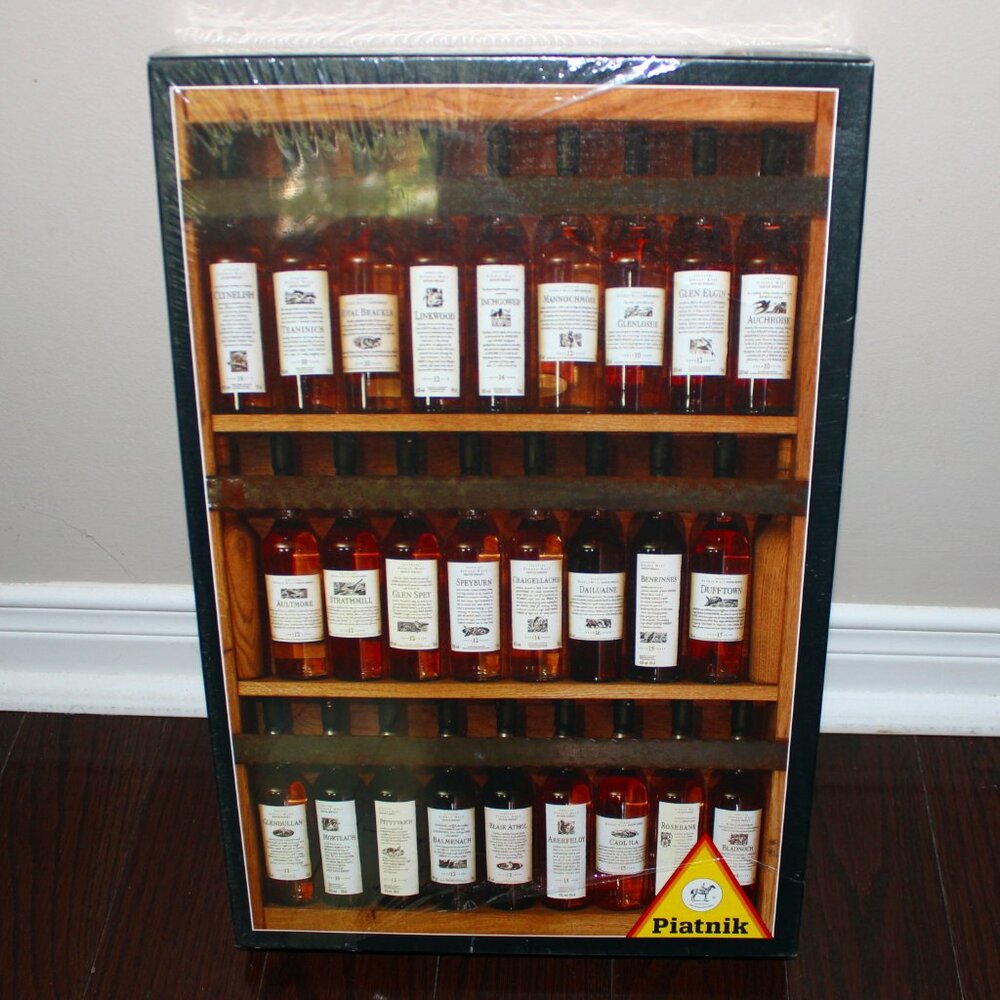 3/$188❤️Whisky Bottles On Shelf PIATNIK 1000pc puzzle Werner Griesel Whiskey